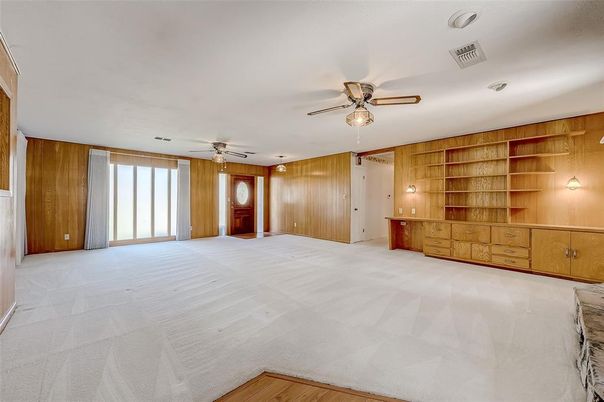 Empty room, Interior, Wooden Walls
