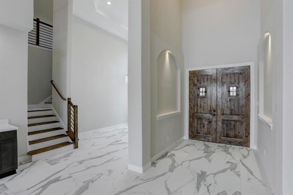 Interior, Marble, Recessed Lighting