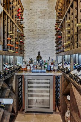 Interior, Stone Walls, Wine Storage