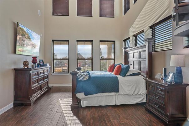Bedroom, Interior, Wood Texture Flooring