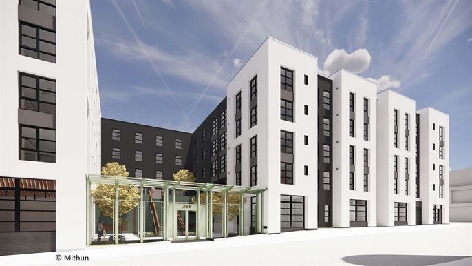 Exterior, Facade, Modern