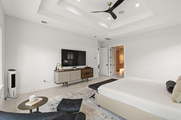 Bedroom, Home Office, Interior, Recessed Lighting