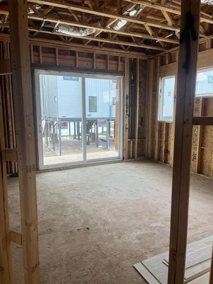 Empty room, Interior, Wooden Beams, Wooden Walls