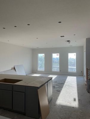 Empty room, Interior, Recessed Lighting