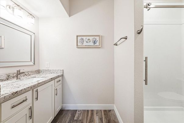Bathroom, Interior, Wood Texture Flooring