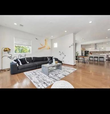 Dining room, Interior, Kitchen, Living room, Pendant Lights, Recessed Lighting, Wood Texture Flooring