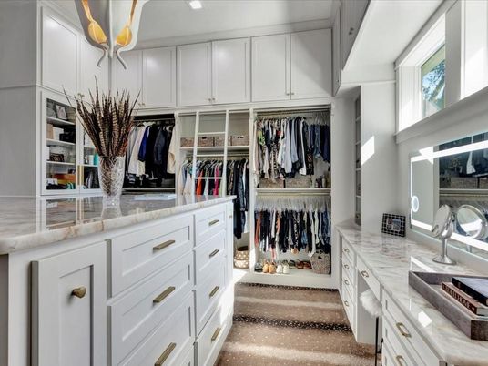 Interior, Recessed Lighting, Walk-in Closets, Wood Texture Flooring