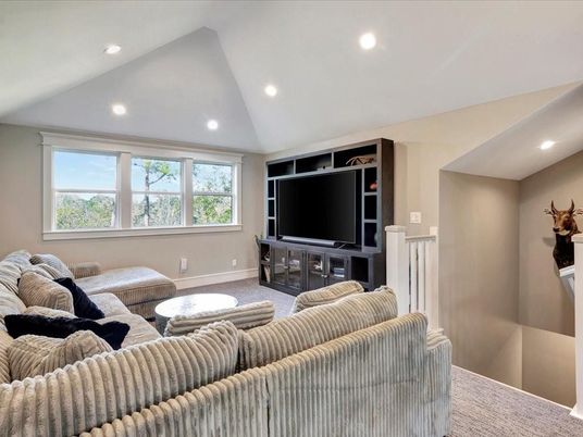 Interior, Living room, Recessed Lighting
