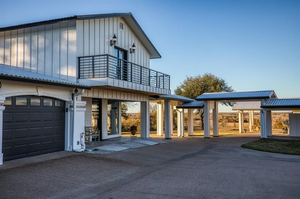 Attached, Backyard, Exterior, Facade, Farmhouse