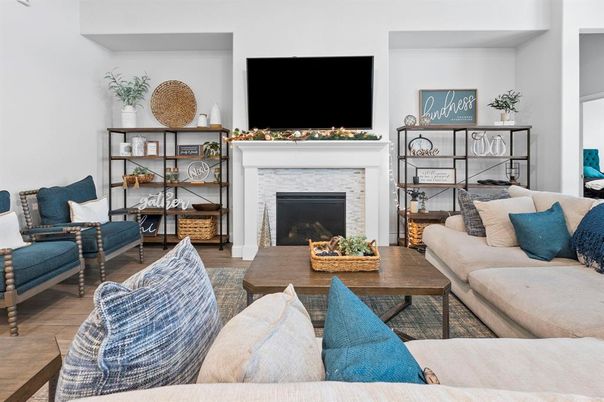 Fireplace, Interior, Living room, Wood Texture Flooring