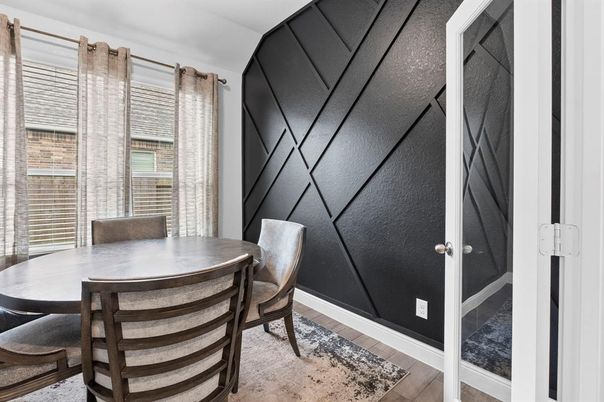 Dining room, Interior, Wood Texture Flooring
