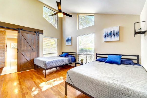 Bedroom, Interior, Wood Texture Flooring