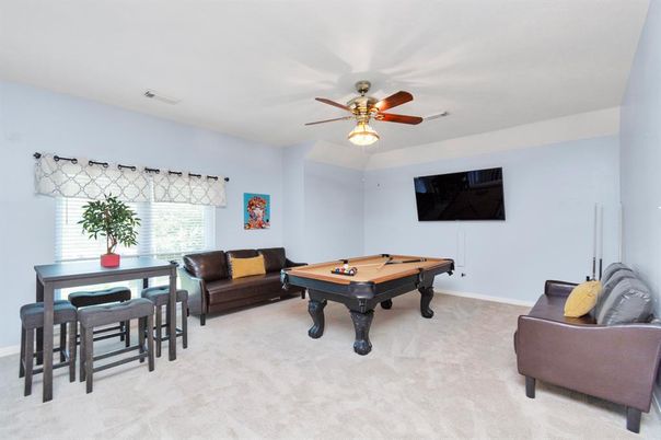Billiard Table, Game Room, Interior