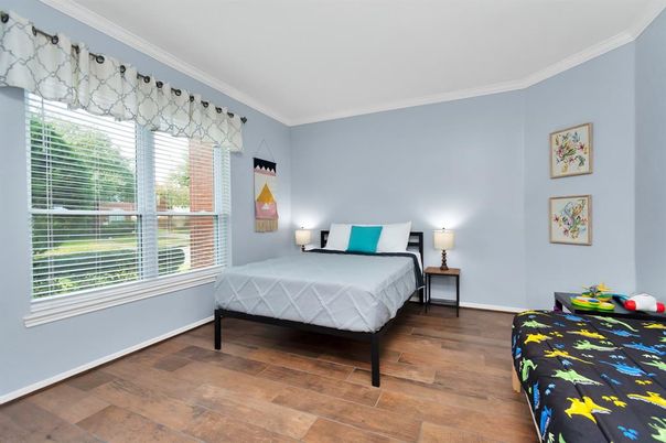 Bedroom, Interior, Wood Texture Flooring