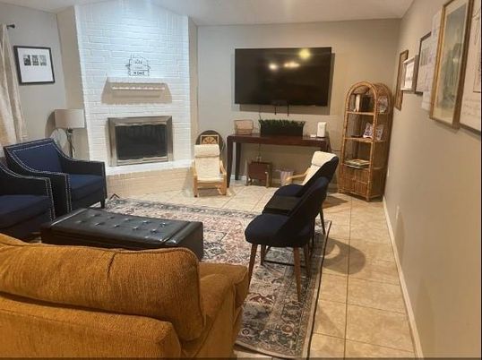 Fireplace, Interior, Living room, Stone Walls