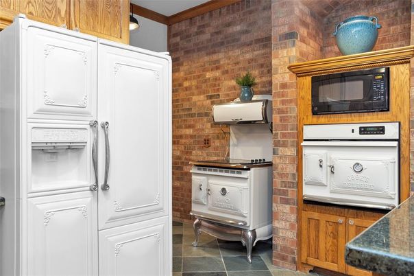 Interior, Kitchen, Stone Walls