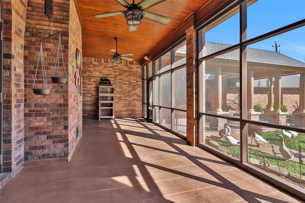 Interior, Stone Walls, Sun Room