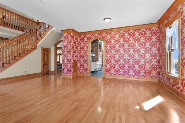 Empty room, Interior, Wood Texture Flooring
