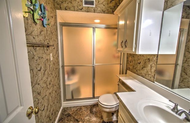 Bathroom, Glass Shower, Interior
