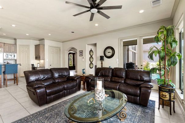 Interior, Kitchen, Living room, Recessed Lighting