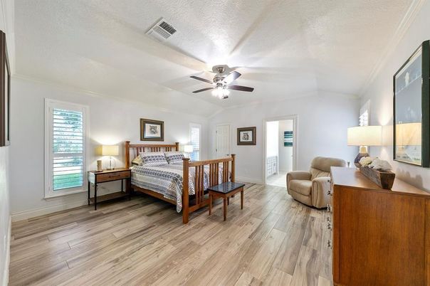 Bedroom, Interior, Wood Texture Flooring