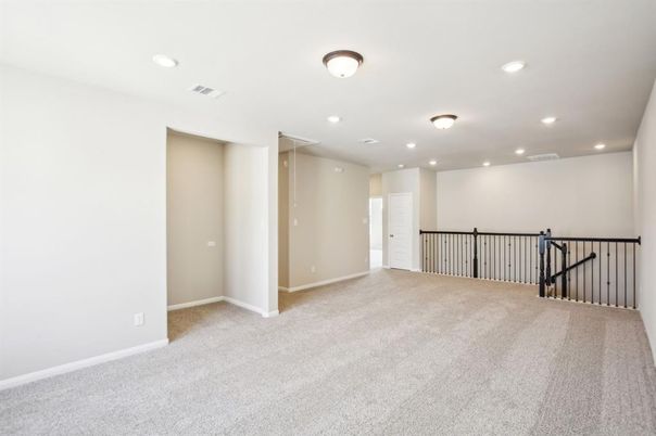 Empty room, Interior, Recessed Lighting