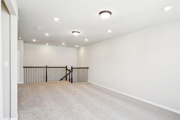 Empty room, Interior, Recessed Lighting