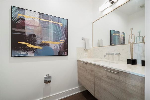 Bathroom, Interior, Wood Texture Flooring