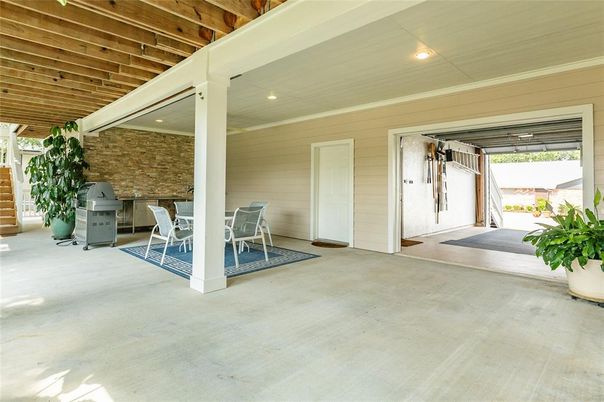 Interior, Stone Walls, Wooden Beams