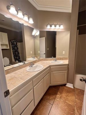 Bathroom, Dual Sink Vanities, Interior, Tile Countertops