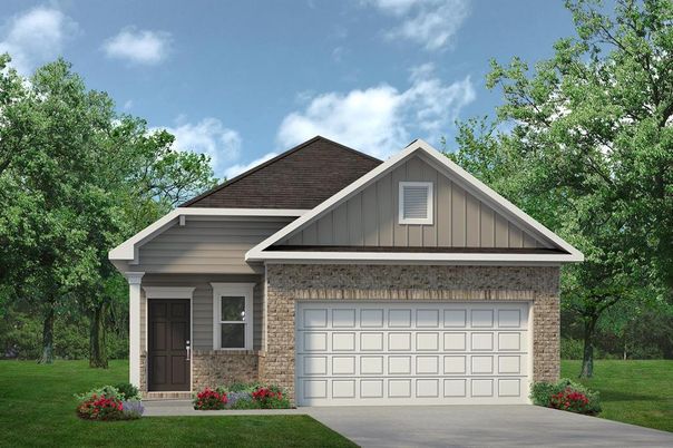 Attached, Exterior, Facade, Brick Facade, Brick Traditional