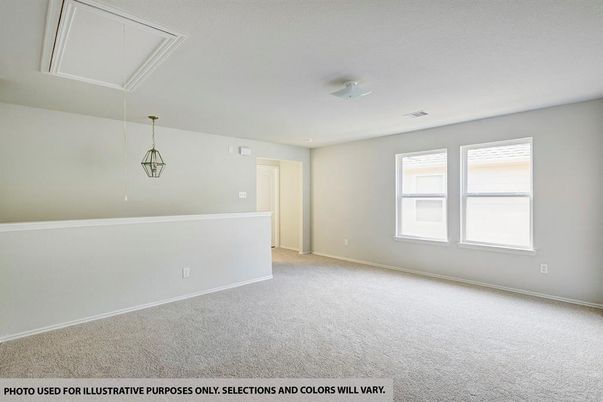 Empty room, Interior, Pendant Lights