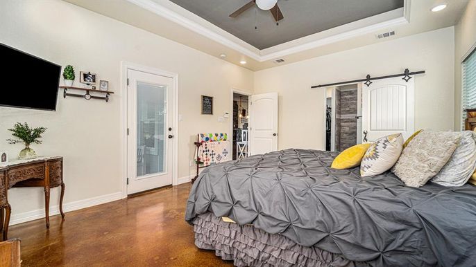 Bedroom, Interior, Recessed Lighting