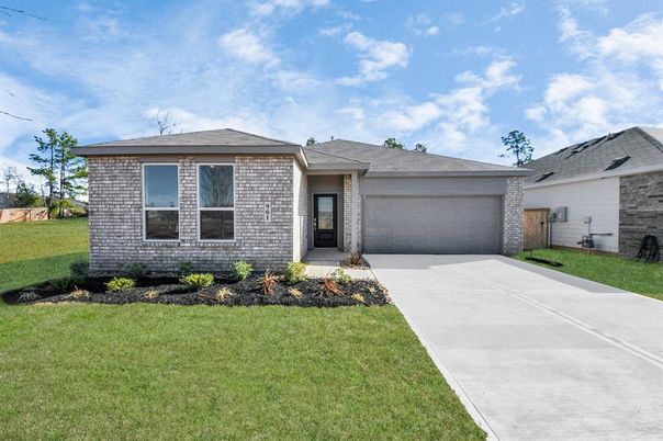 Attached, Exterior, Facade, Brick Facade, Ranch