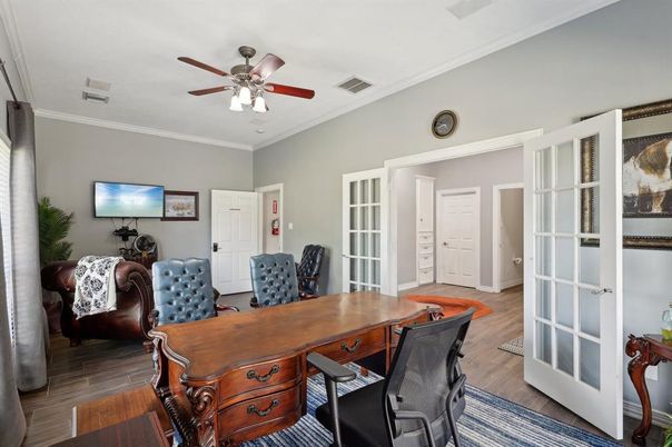Home Office, Interior, Wood Texture Flooring