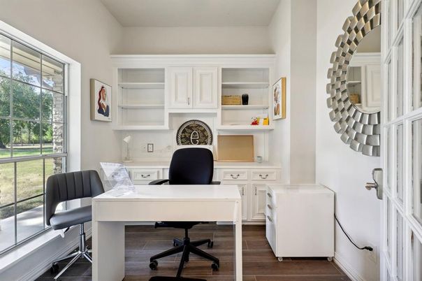 Home Office, Interior, Wood Texture Flooring