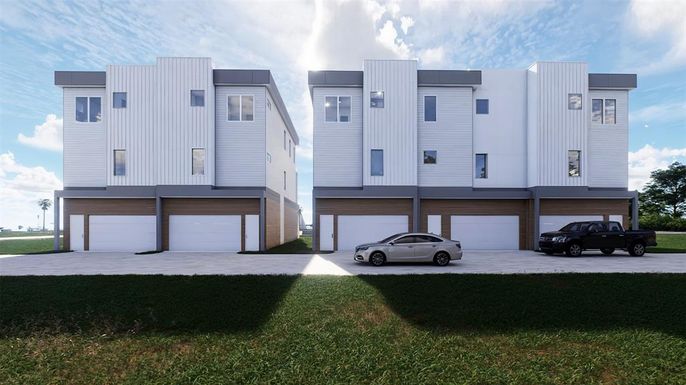 Attached, Exterior, Facade, Rowhouse