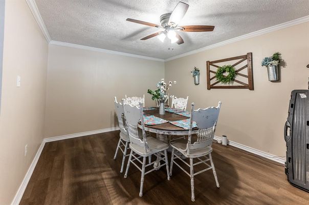 Dining room, Interior, Wood Texture Flooring