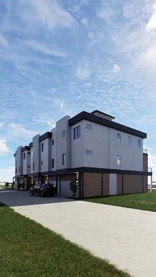 Attached, Exterior, Facade, Modern