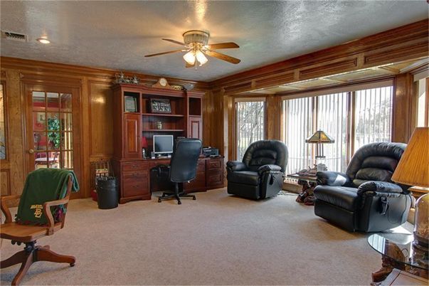 Home Office, Interior, Recessed Lighting