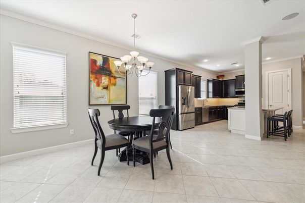 Chandelier, Dining room, Interior, Kitchen, Recessed Lighting