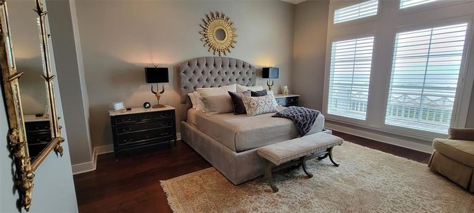Bedroom, Interior, Wood Texture Flooring