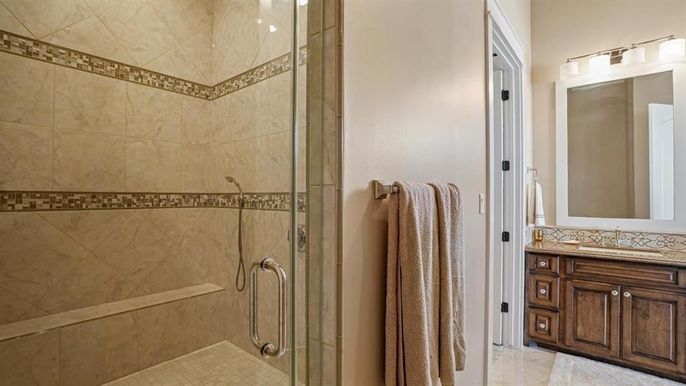 Bathroom, Glass Shower, Interior