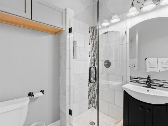 Bathroom, Glass Shower, Interior