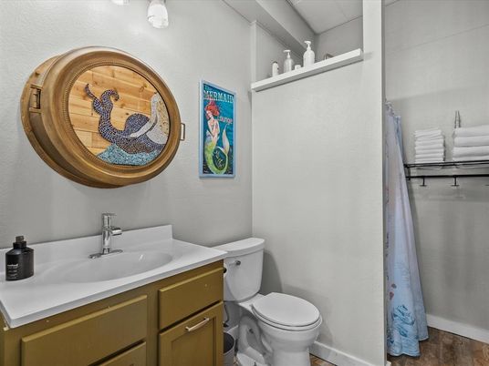 Bathroom, Interior, Wood Texture Flooring