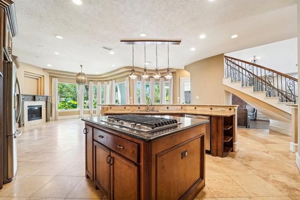 Interior, Kitchen, Pendant Lights, Recessed Lighting