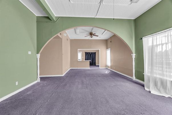 Empty room, Fireplace, Interior