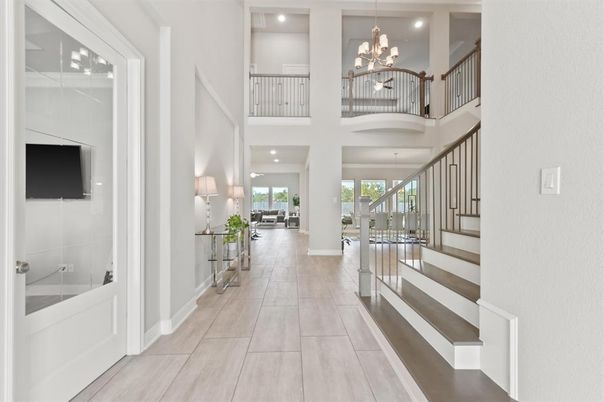Chandelier, Interior, Recessed Lighting
