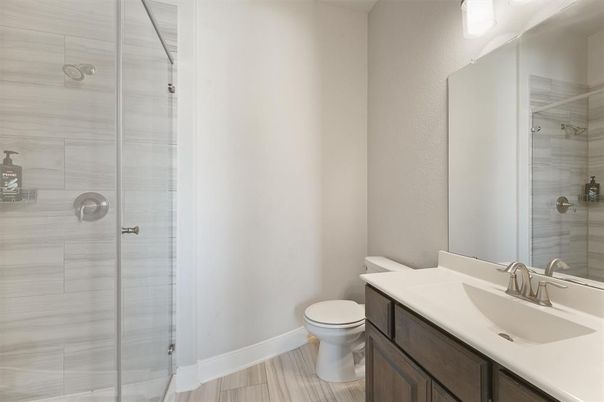 Bathroom, Glass Shower, Interior