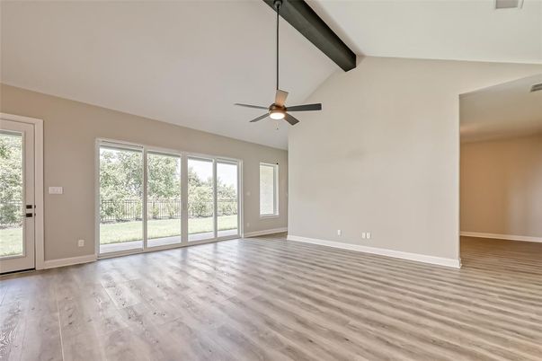 Empty room, Interior, Wooden Beams, Wood Texture Flooring